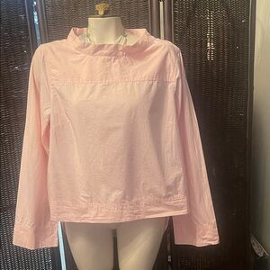 J. Crew Soft Pink Long-Sleeve Boxy Top